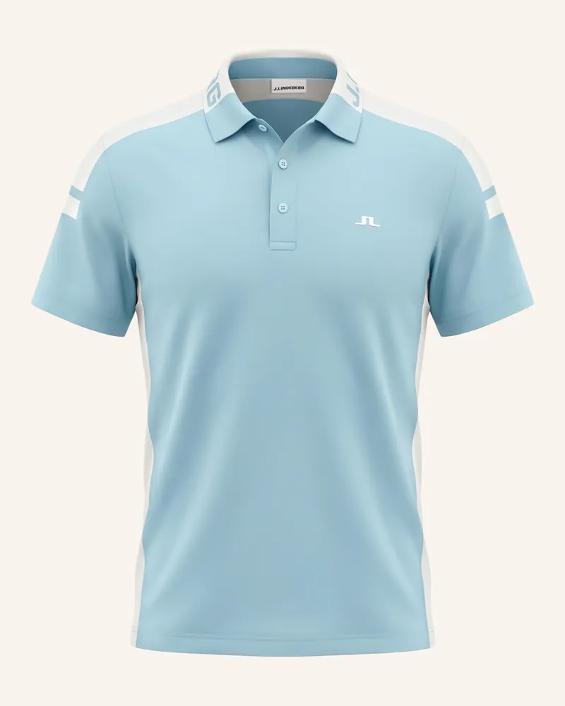 J.Lindeberg Performance‑Polo‑Top blau Blau