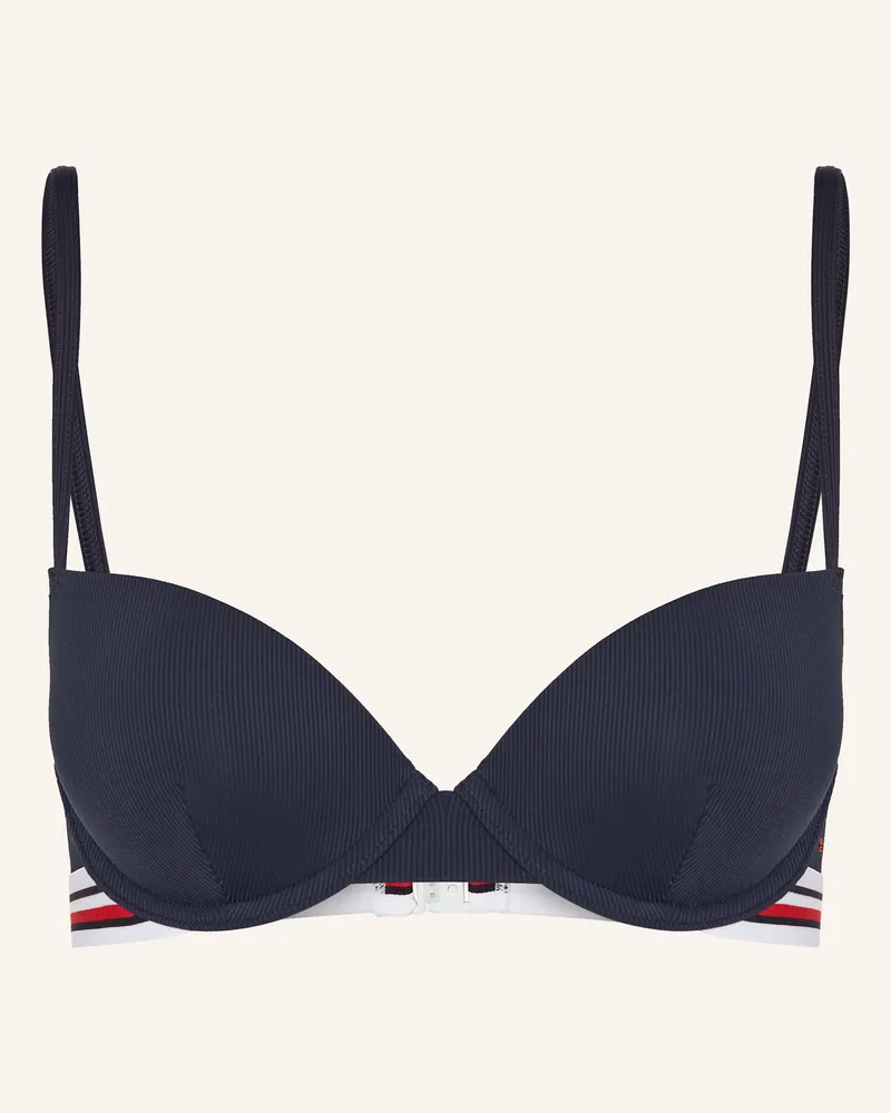 Tommy Hilfiger Push-up-Bikini-Top Dunkelblau