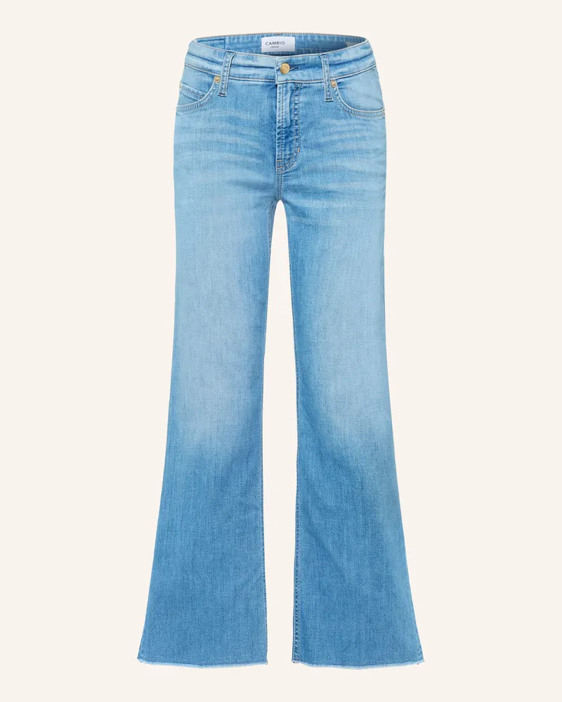 Cambio Bootcut Jeans Francesca blau 5277