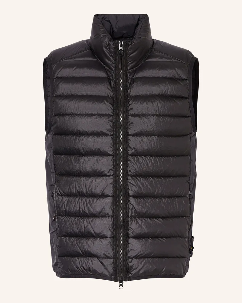 Stone Island Daunenweste schwarz Schwarz