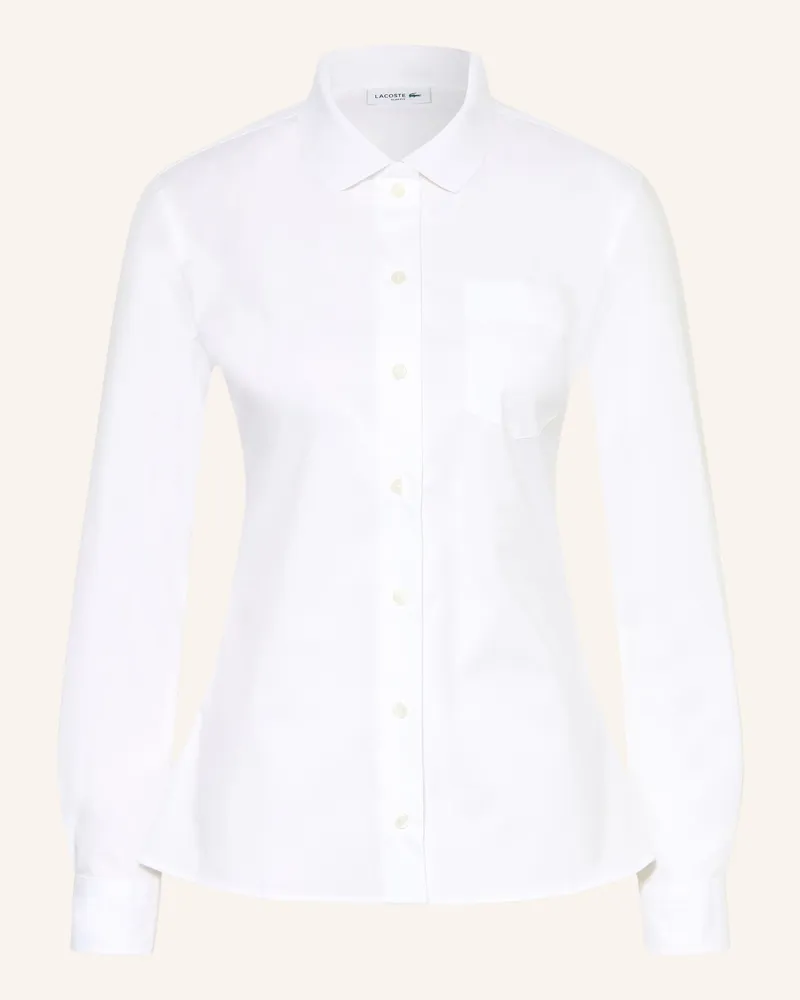 Lacoste Hemdbluse Weiss