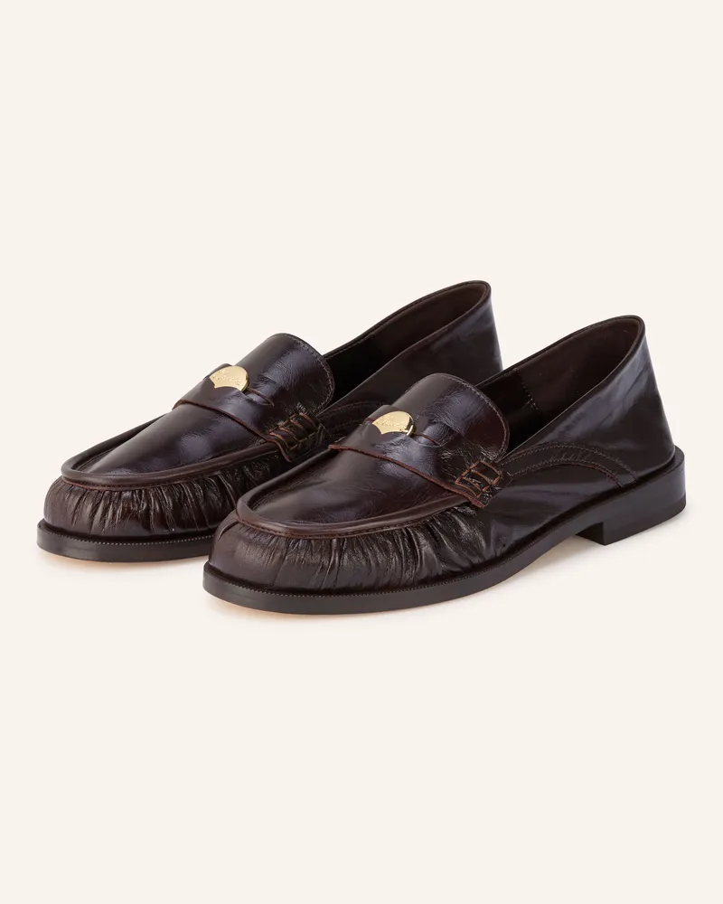 Claudie Pierlot Penny-Loafer braun Dunkelbraun