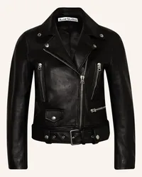 Acne Studios Lederjacke Schwarz