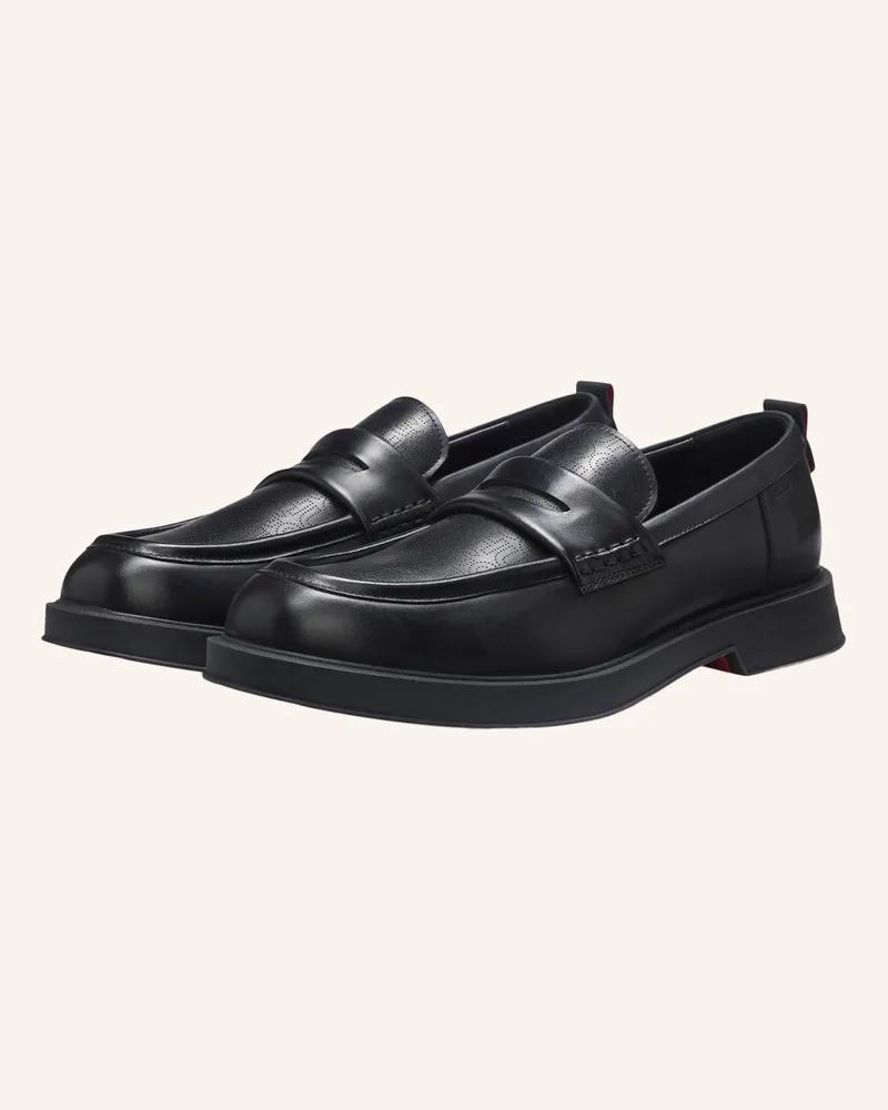 HUGO BOSS Casual Slipper Lenner_Loaf_Pfmn schwarz Schwarz