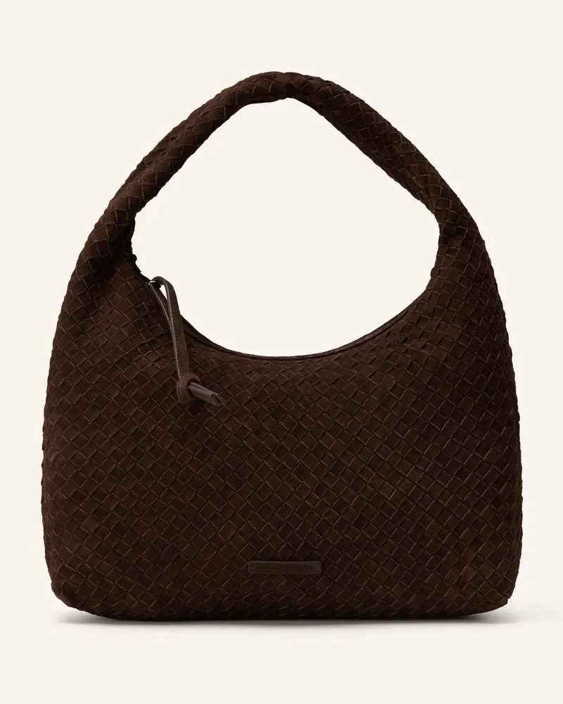 Loeffler Randall Schultertasche WILLOW Dunkelbraun