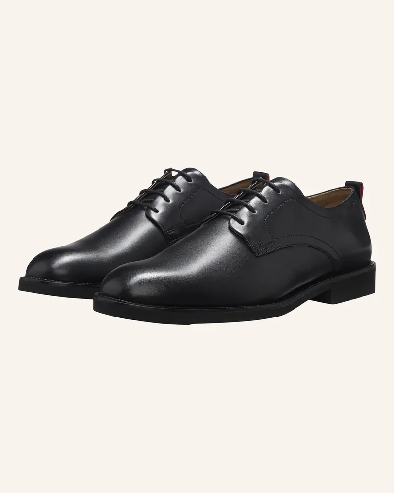 HUGO BOSS Business-Schnürschuh Ginsby_Derb_Pllt schwarz Schwarz