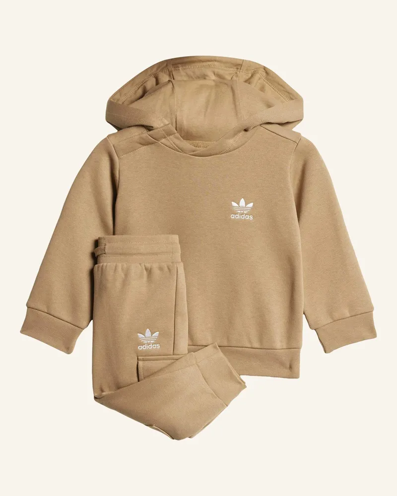 adidas KIDS CARGO HOODIE-SET Braun