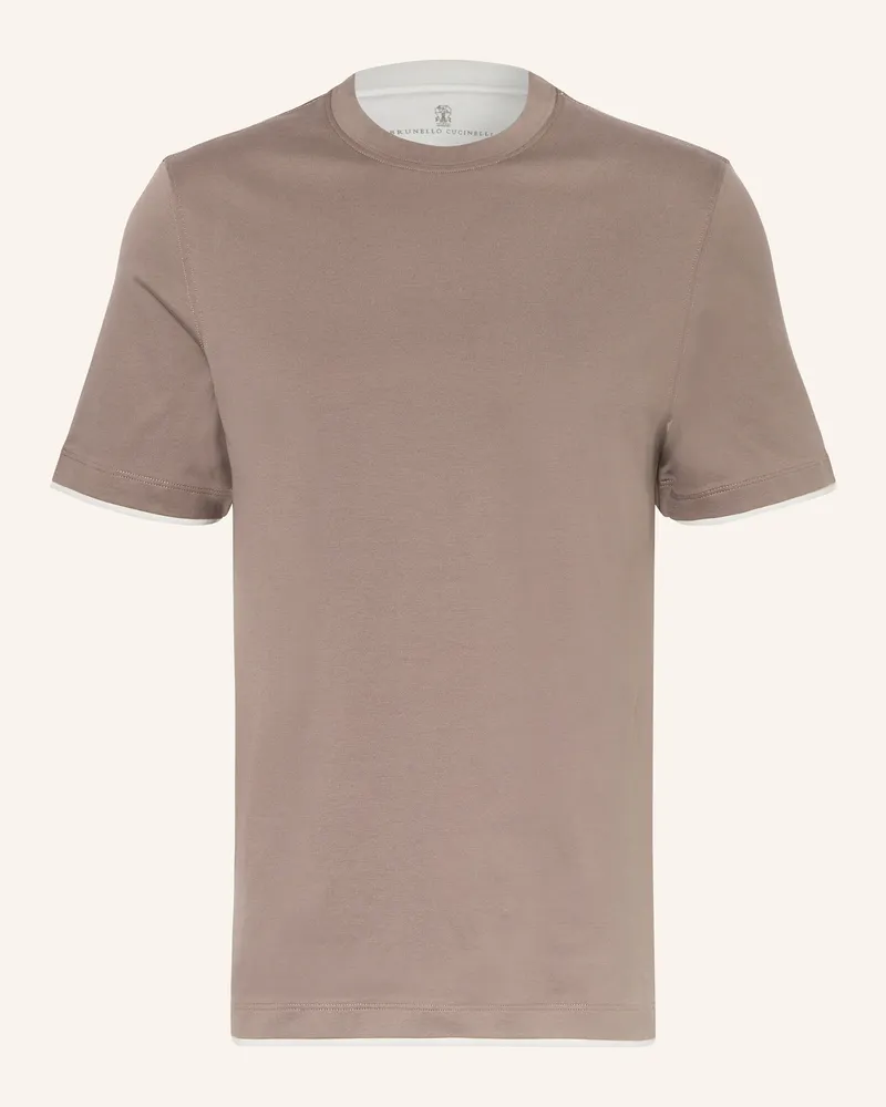 Brunello Cucinelli T-Shirt Taupe