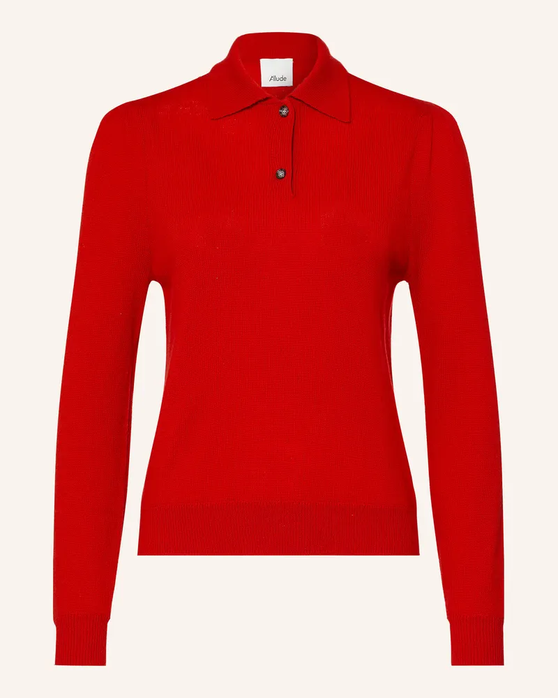 ALLUDE Cashmere-Pullover rot Rot
