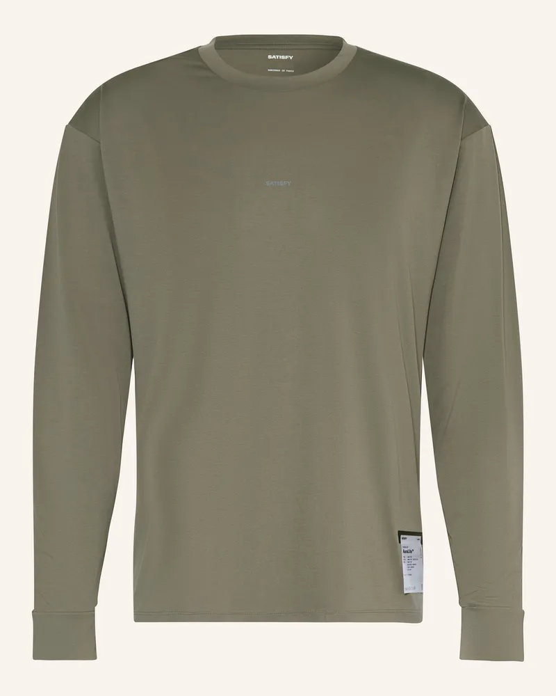 Satisfy Laufshirt AURALITE Khaki
