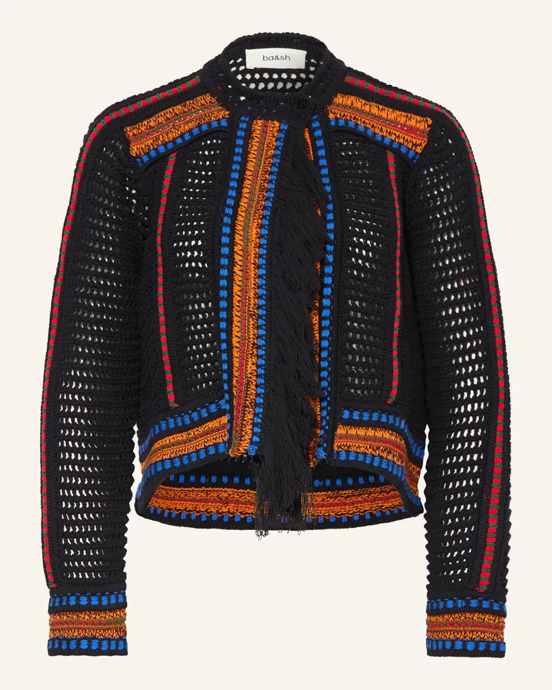 ba&sh Strickhülle Bianca schwarz Schwarz