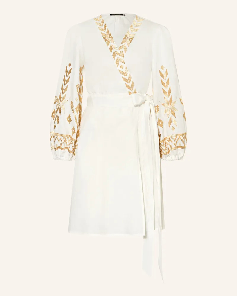 Greek Archaic Kori Strandkleid Ios Aus Leinen weiss Weiss