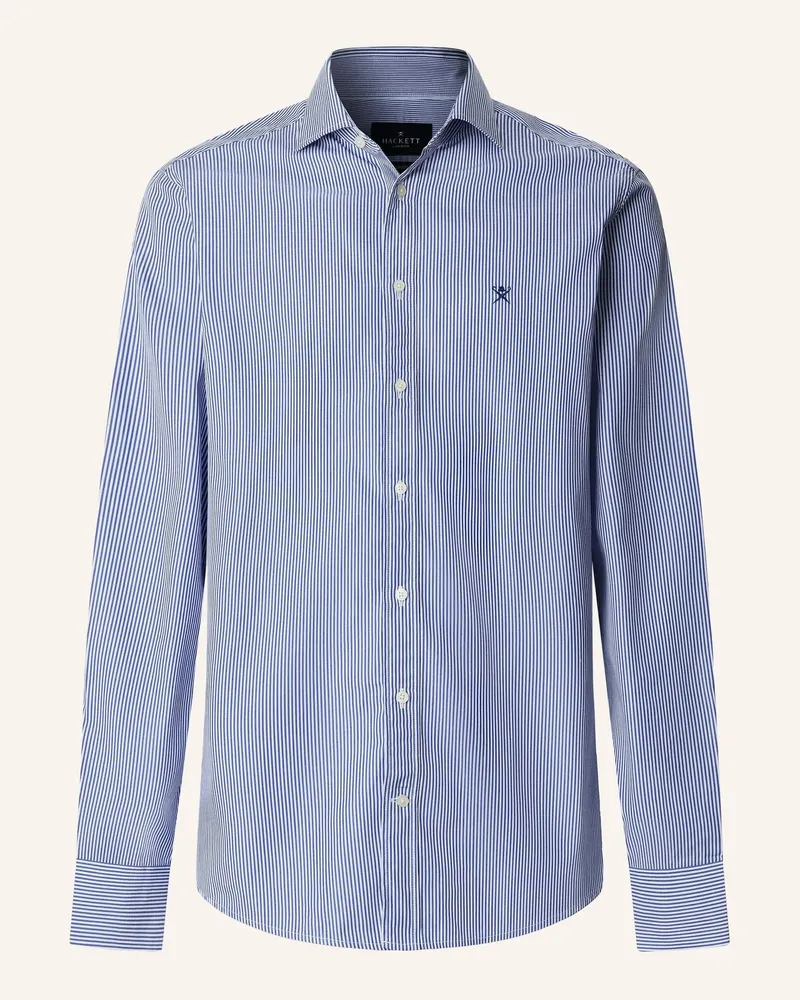 Hackett Freizeithemd City Bengal Stripe blau Dunkelblau