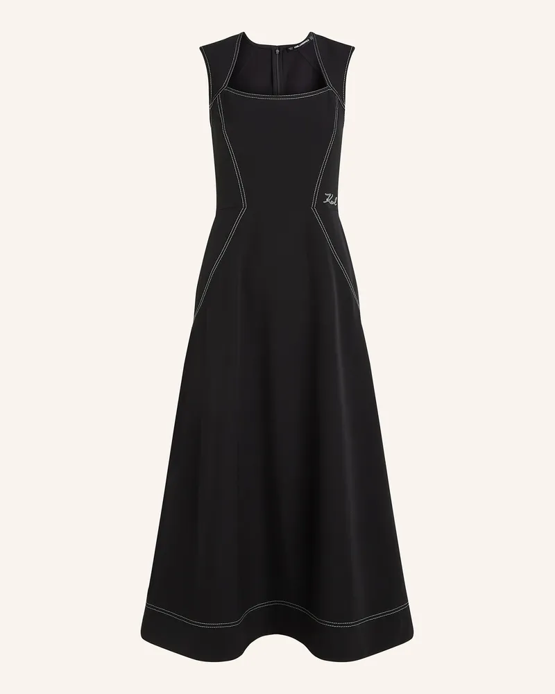 Karl Lagerfeld Kleid schwarz Schwarz