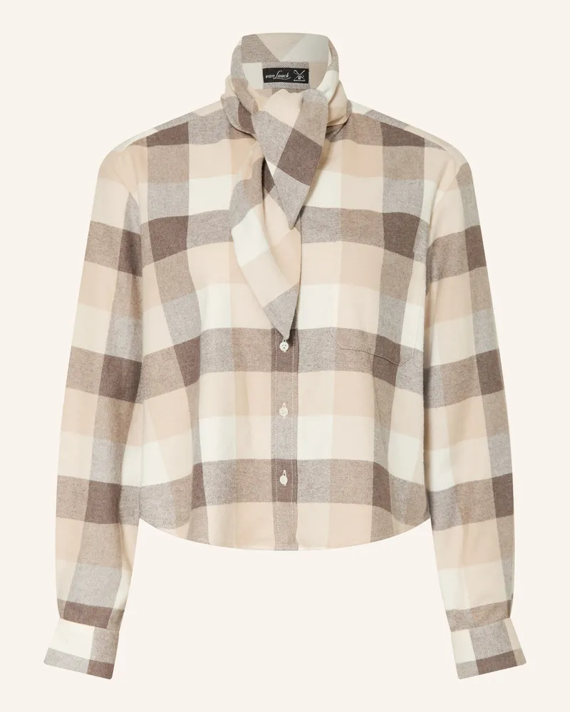 van Laack Flanellbluse Vl-Flokea-Fkos beige Beige