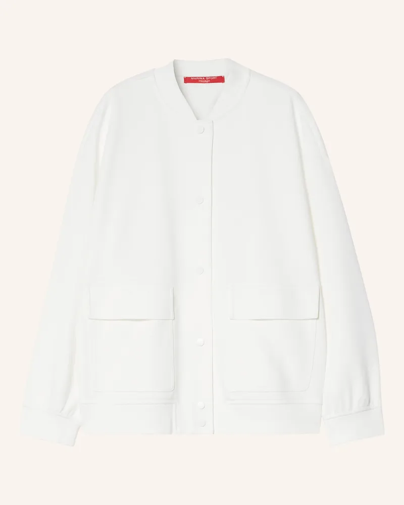 Marina Rinaldi Sweat-Blouson Giraffa weiss Weiss