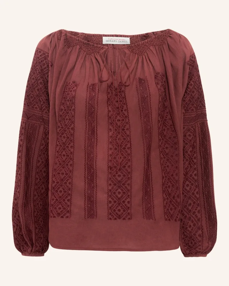 Gerard Darel Bluse AGLAE Dunkelrot