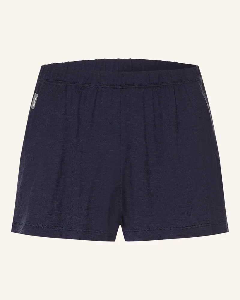 Icebreaker Shorts 150 Lodge Aus Merinowolle blau Dunkelblau