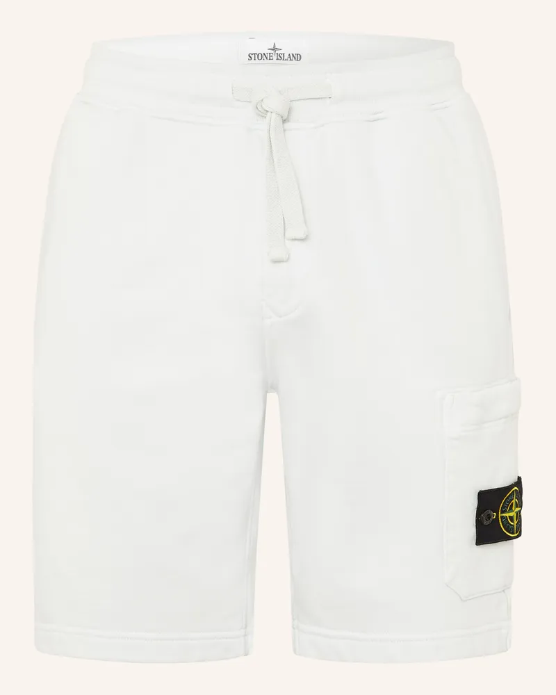 Stone Island Sweatshorts blau Hellblau