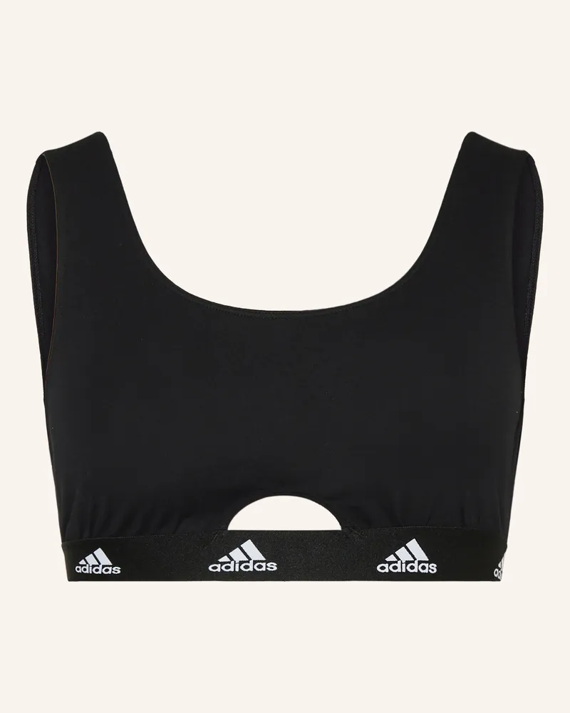 adidas Bustier schwarz Schwarz