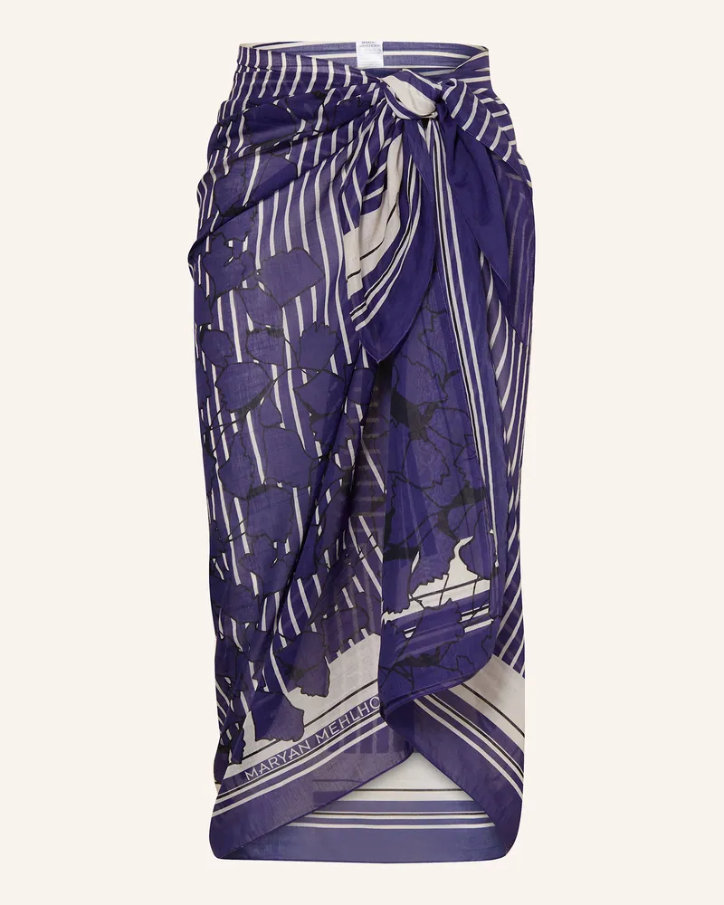 Maryan Mehlhorn Pareo BLUE LEAVES Blau