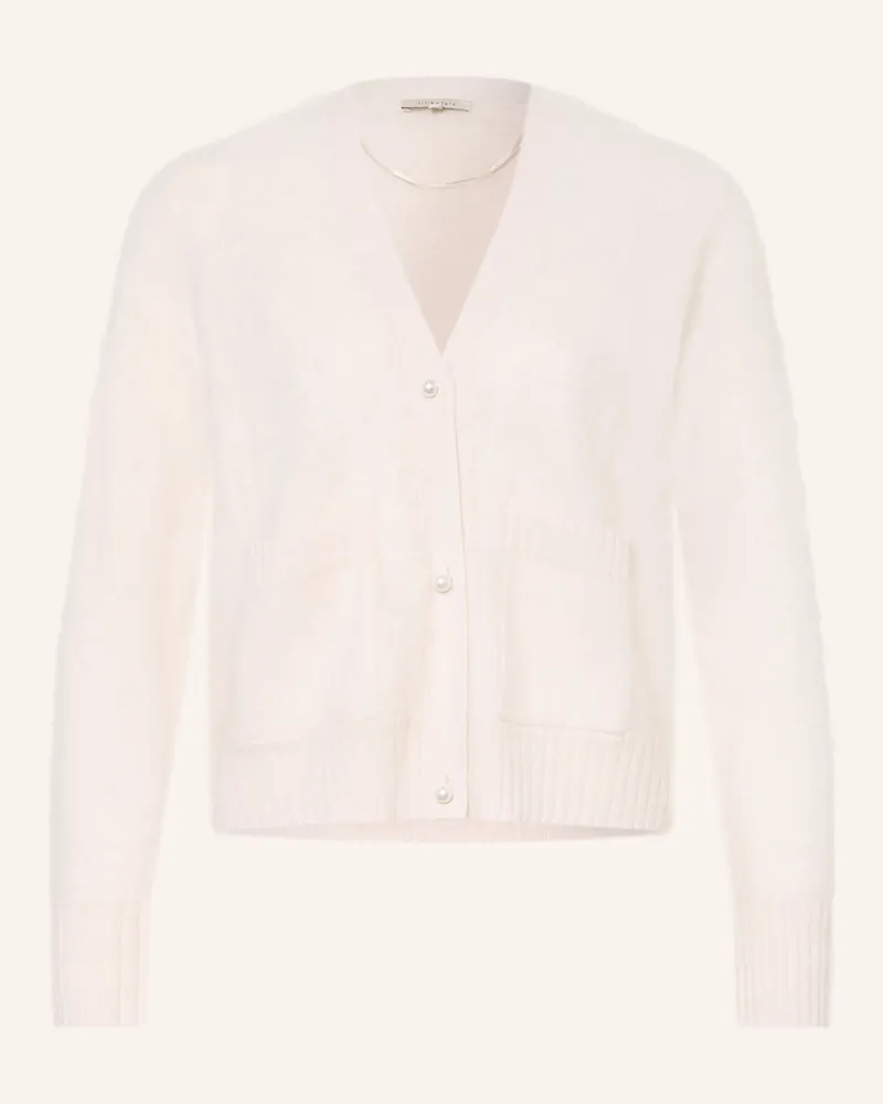 lilienfels Strickjacke Aus Cashmere weiss Creme