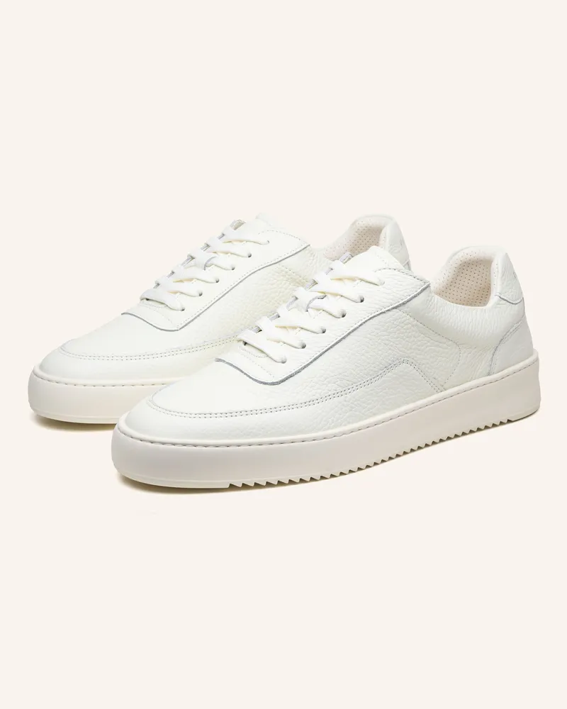 Filling Pieces Sneaker Mondo Grain weiss Beige