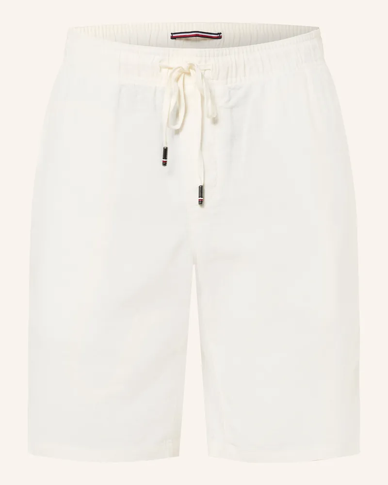 Tommy Hilfiger Leinenshorts HARLEM Relaxed Tapered Fit Ecru