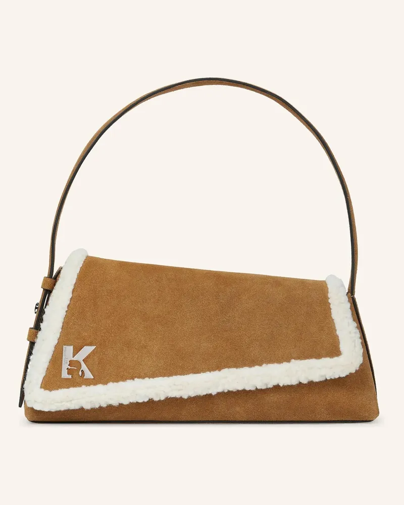 Karl Lagerfeld Schultertasche braun Braun