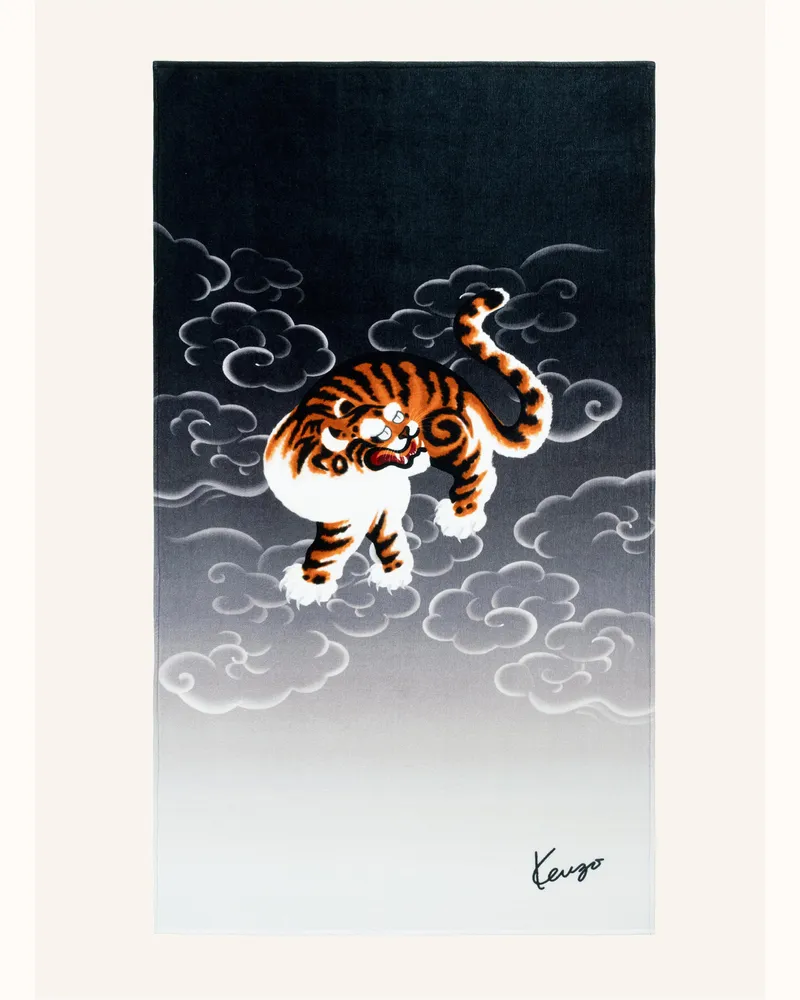Kenzo Strandtuch KCLOUD Schwarz