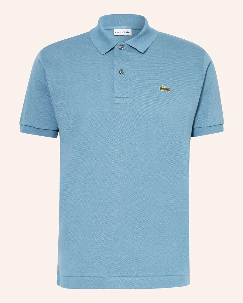 Lacoste Piqué-Poloshirt Classic Fit Blaugrau
