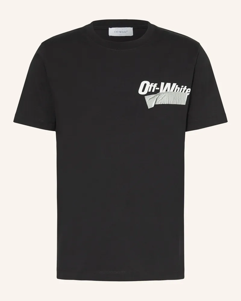 OFF-WHITE T-Shirt CUPID TAPE Schwarz