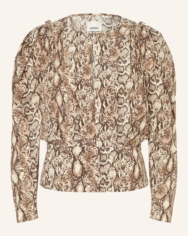 Isabel Marant Blusenshirt Zarga Aus Seide beige Beige