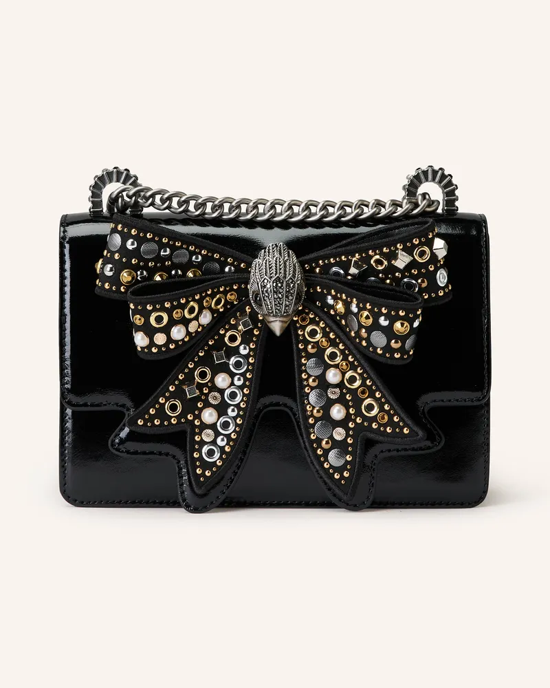 Kurt Geiger Umhängetasche SHOREDITCH BOW SMALL mit Nieten Schwarz