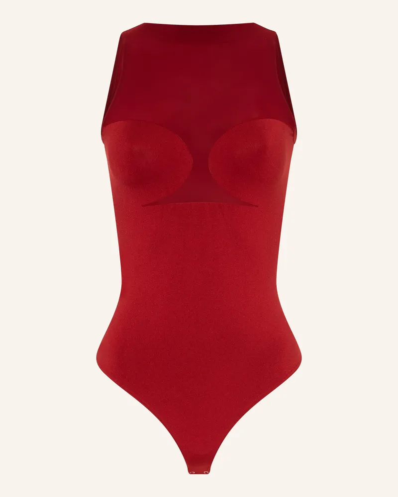 Wolford String-Body Bustier rot Dunkelrot