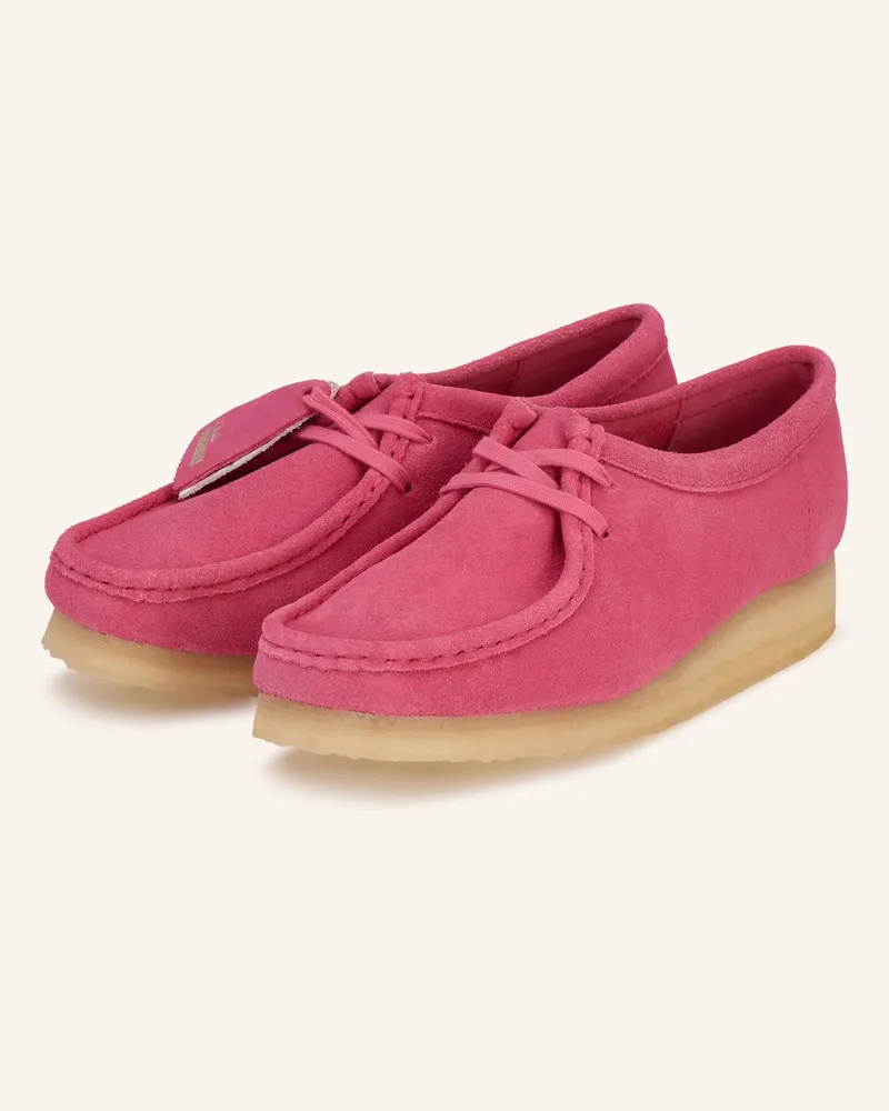Clarks Schnürer WALLABEE Pink