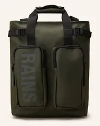 RAINS Rucksack TEXEL mit Laptop-Fach Gruen