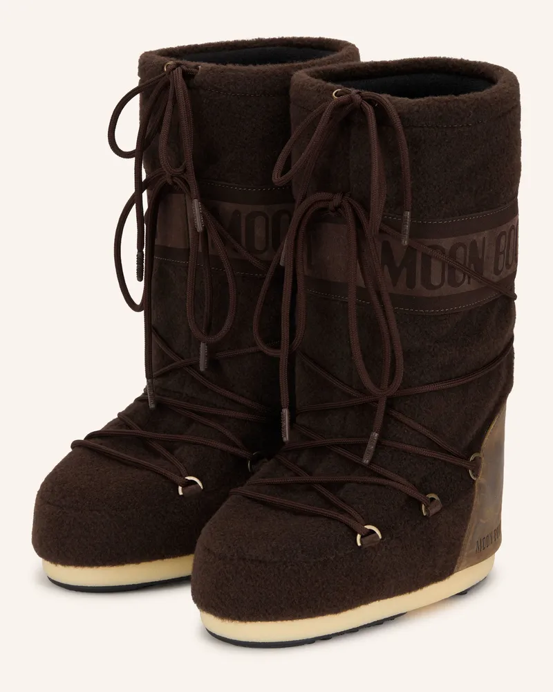 Moon Boot Moon Boots Mb Icon Nubuck Felt braun Dunkelbraun