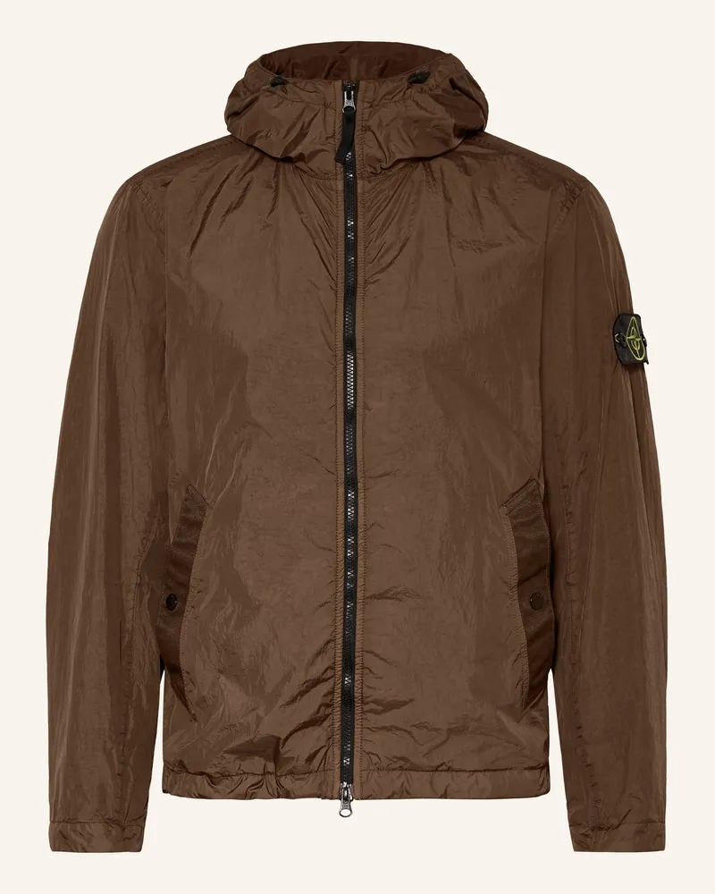 Stone Island Jacke Dunkelbraun