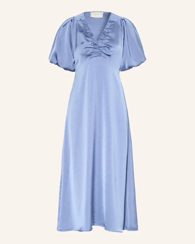 Neo Noir Satinkleid ILLANA Blau