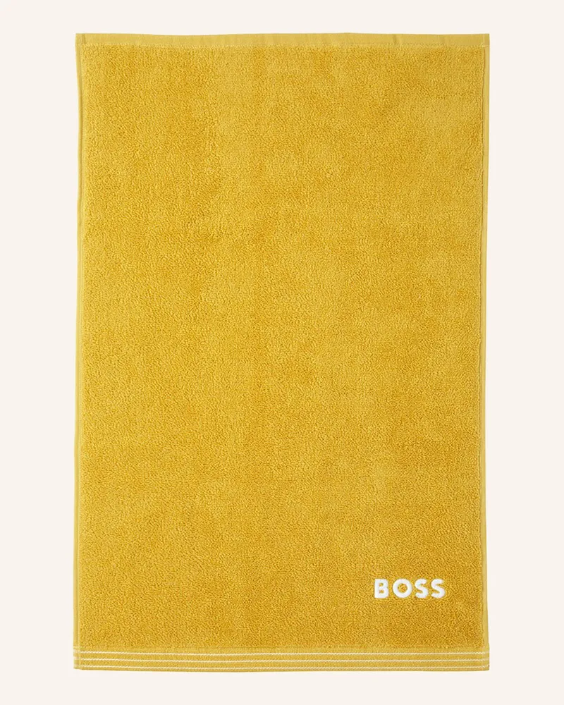 HUGO BOSS Gästetuch 2er Set Edge gelb Gelb