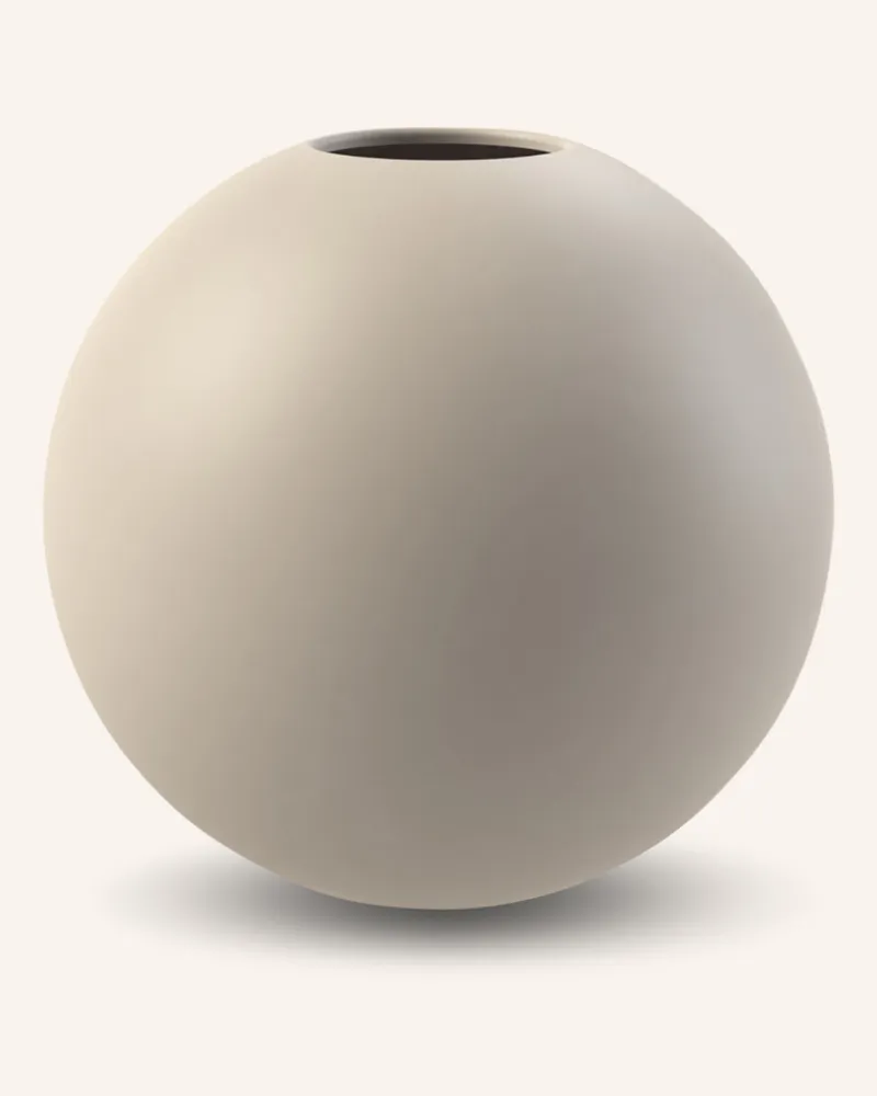 COOEE Design Vase Ball beige Hellbraun