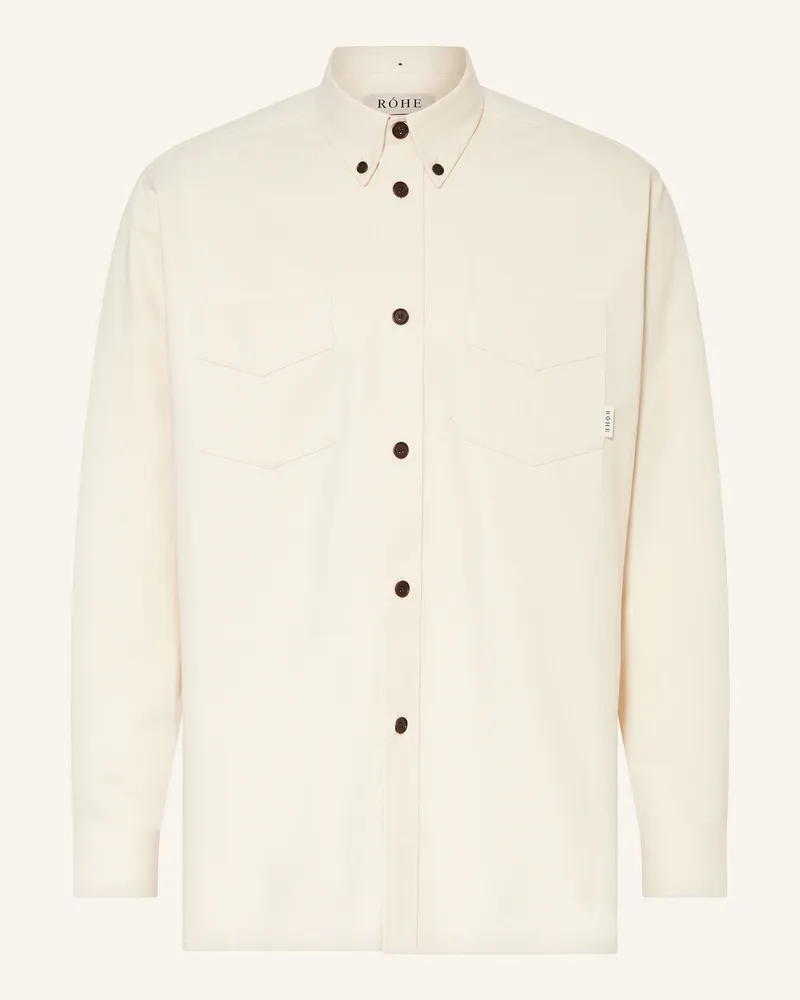 Róhe Overjacket weiss Creme