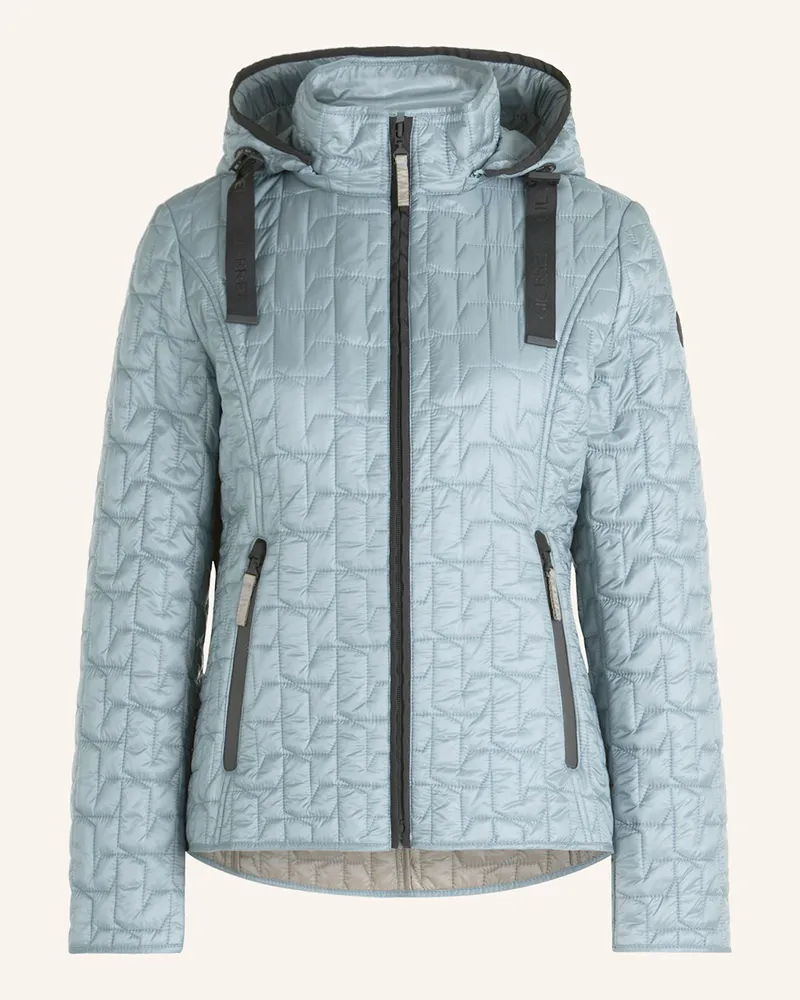 Gil Bret Steppjacke mit abnehmbarer Kapuze Hellblau