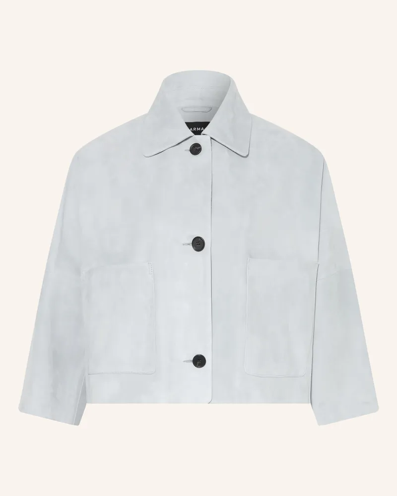 Arma Lederjacke Mit 3/4-Arm blau Hellblau