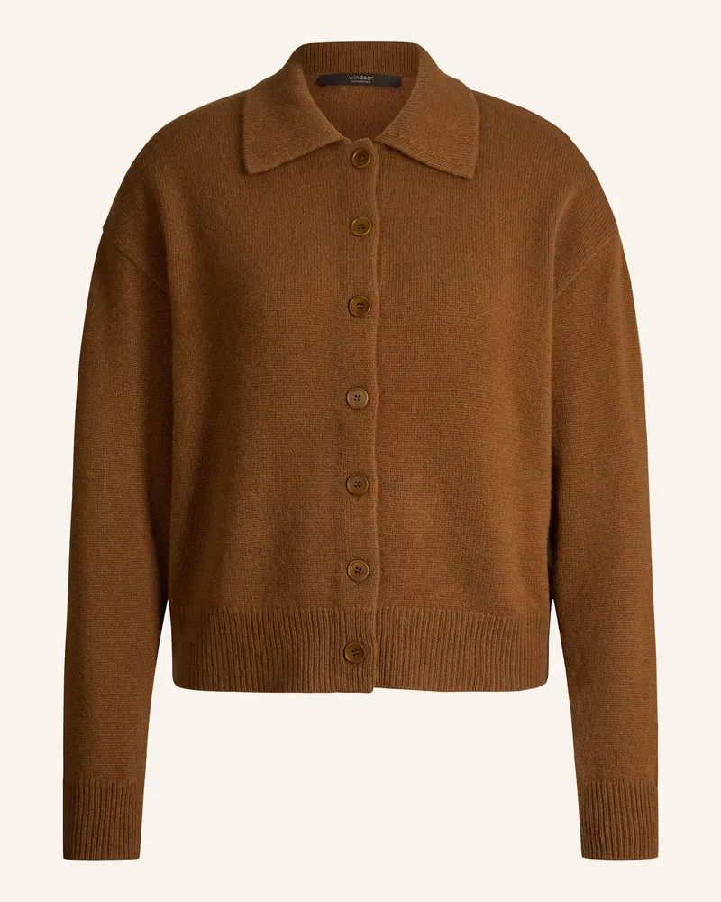 windsor. Cardigan braun Camel