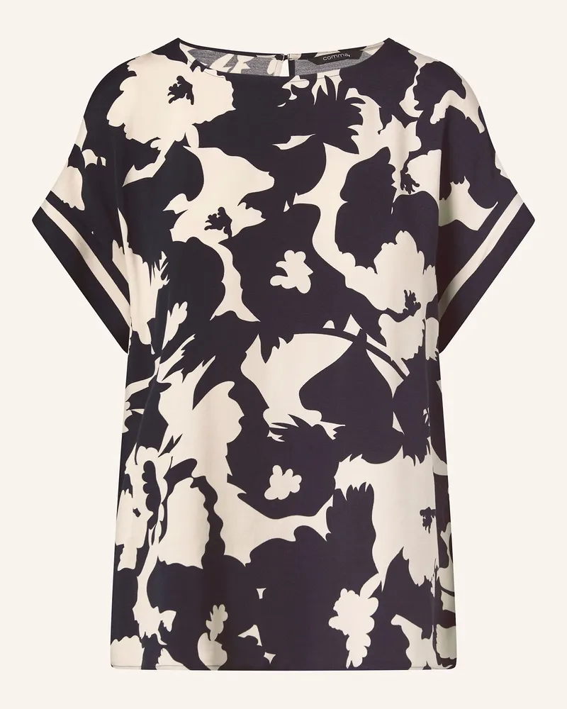 COMMA Blusenshirt Dunkelblau