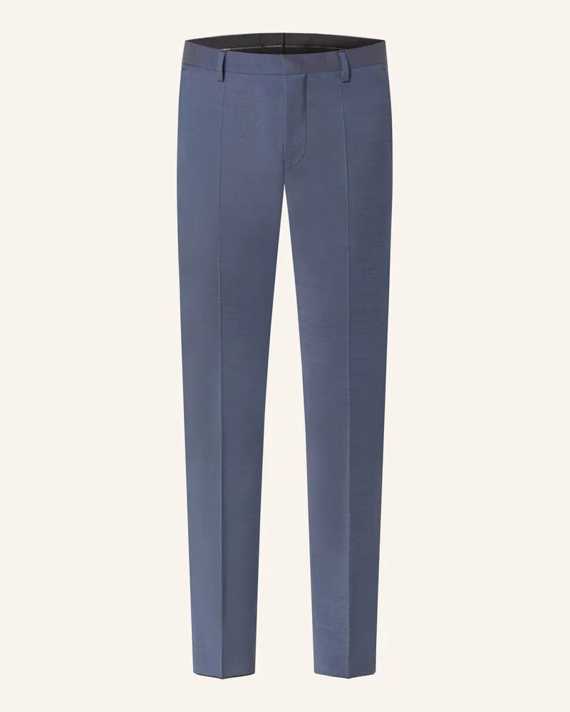 Roy Robson Anzughose Slim Fit Blau