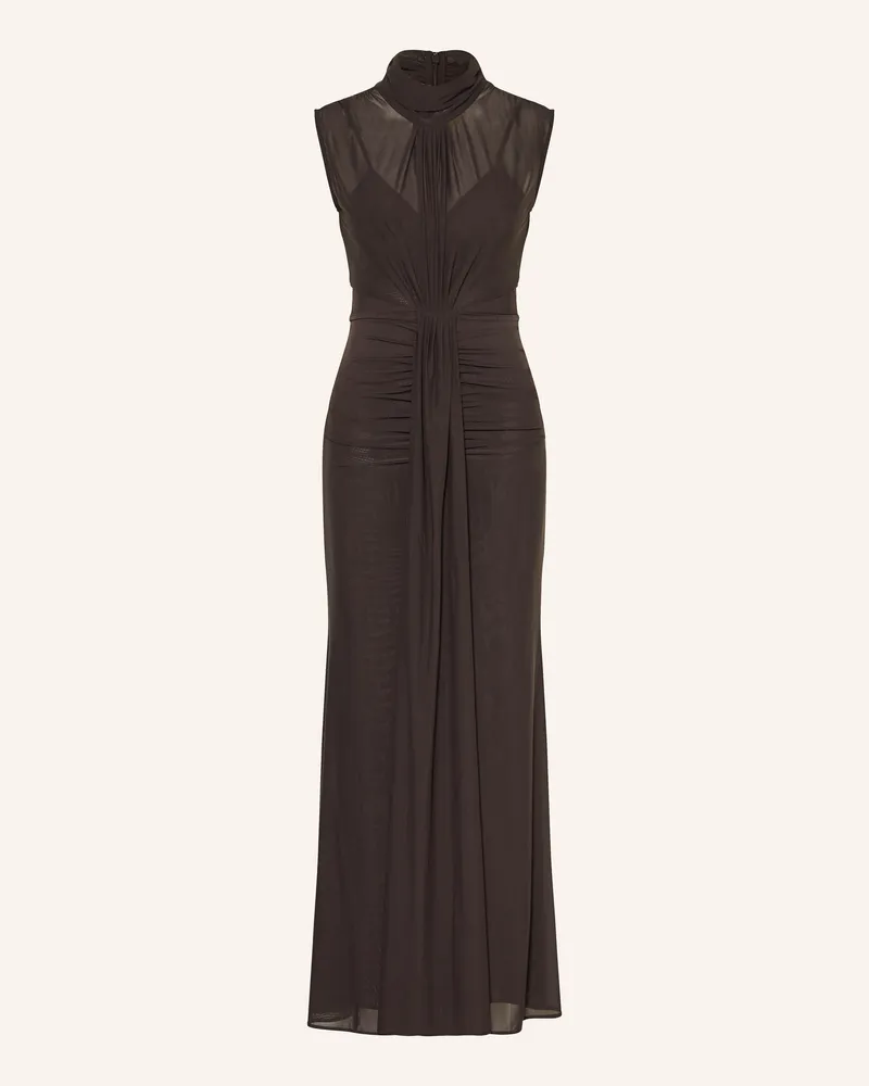 Reiss Mesh-Kleid DANIELLA Braun