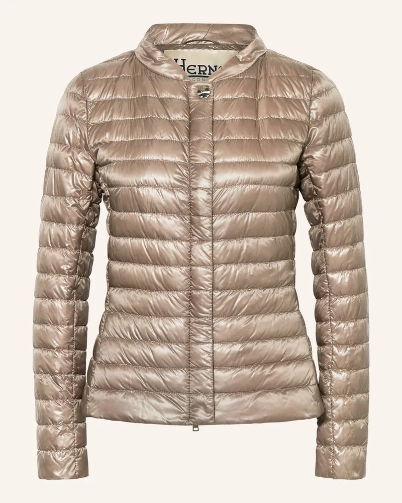 Herno Lightweight-Daunenjacke Taupe
